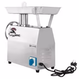 Commercial Electric Meat Mincer Grinder No.22 – 250 kg/h - 1.1 kW - E‑Stop & Reverse - Stainless Components