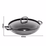 WMF Fusiontec Mineral - WOK - Ø 360mm - 7 liter - Platina