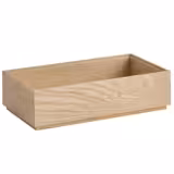 Caisse pour buffet - VALO - Bois d’acacia - Brun - Hauteur:85mm - compatible avec GN 1/3