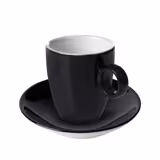 (6 pcs) BART COLOUR CAFE | Espresso Cup Colour Cafe - 65ml - Black