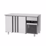Table réfrigérée PREMIUM - 1400x700 mm - avec 2 portes - incl. planche à découper blanche