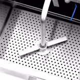 Filtar za friteznо ulje s ispusnim ventilom - 510x850x965 mm | 550 W | 220–240 V | 50 Hz | kapacitet filtracije do 48 l/min - nehrđajući čelik | s kotačima - uključuje 5 filtera