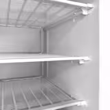 Voorraad Vrieskast RVS PREMIUM - 600l - met 1-deurs dichte deur & 6 roosters - binnenzijde kunststof