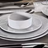 (24 sztuki) SEA WAVE – miska do deserów/sałatek – średnica 120 mm – biała