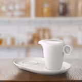 (1 قطع) Lux - إبريق الحليب - 15 cl - بورسلين - عاجي