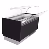 Ice Cream Serve Over Counter | LIAM - 1310mm - Static cooling - with LED lighting - for 10 x 5 litres Napoli pans - Black