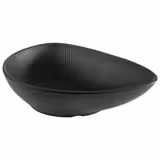 (6 Stück) Schale - NERO - Melamin - 0,8 Liter - Schwarz