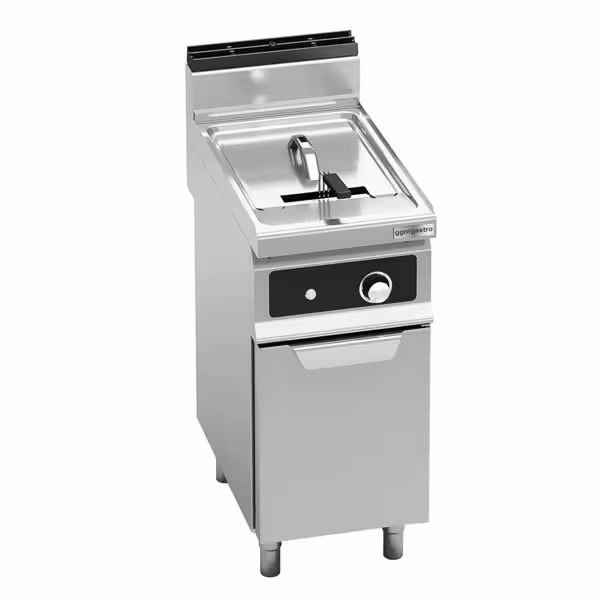 Elektrische friteuse - 18 liter - 13,5 kW - digitale bediening - met aftapkraan