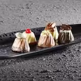 Melamine Serving Tray GLAMOUR Rectangular 300×110 mm – Black - 30 mm high