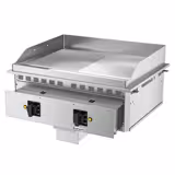 Commercial Electric Drop-in Griddle – 9 kW – Smooth & Ribbed