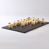 (6 pcs) Slate Serving Board - Natural Slate - GN 1/1 - 530x325mm - Black