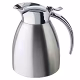 Stainless Steel Vacuum Coffee Jug – 0.3 L - Silver - One-Hand Pour Lid - Hot & Cold - 105x105x130 mm
