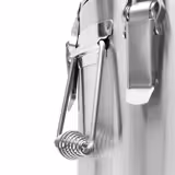 Contenitore termico per alimenti in acciaio inox - 10,0 L - altezza 220mm - base antiscivolo in gomma