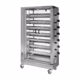 Girapolli professionale – grill per polli a gas - 42kW - con 7 aste - capacità fino a 42 polli