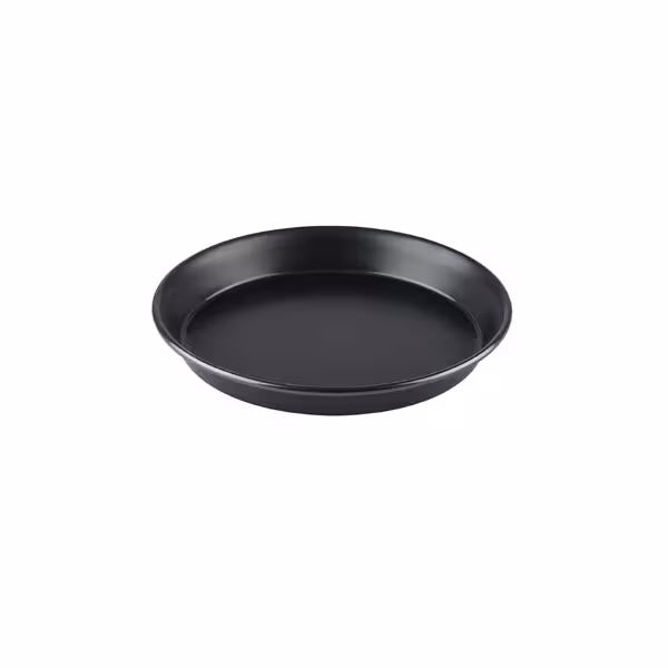 (6 Stück) Pizzablech - Ø 180mm - Blaublech - nicht beschichtet - Höhe: 25mm