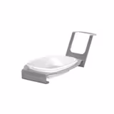 (3 st) Bestick-/skedställ - Oval - Krom - 105x140x90 mm - med handtag