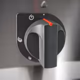 Fogão a gás - 28,5kW - 6 queimadores - aberto com base - com queimadores de alto rendimento