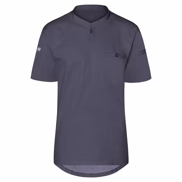 (6 stuks) KARLOWSKY | Korte Mouw Heren Werkshirt Performance - Antraciet - maat: XS