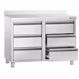 Ladičar PREMIUM sa 6 ladica & poleđinom - 1000x600 mm