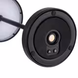 (4 pcs) LED Table Lamp - MERLE MINI - Rechargeable - Cordless - 3-step dimmable - Ø90mm - Black - with Charging Dock