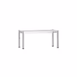 Aufsatzbord Edelstahl - 1 Etage - 800x370mm - höhenverstellbar