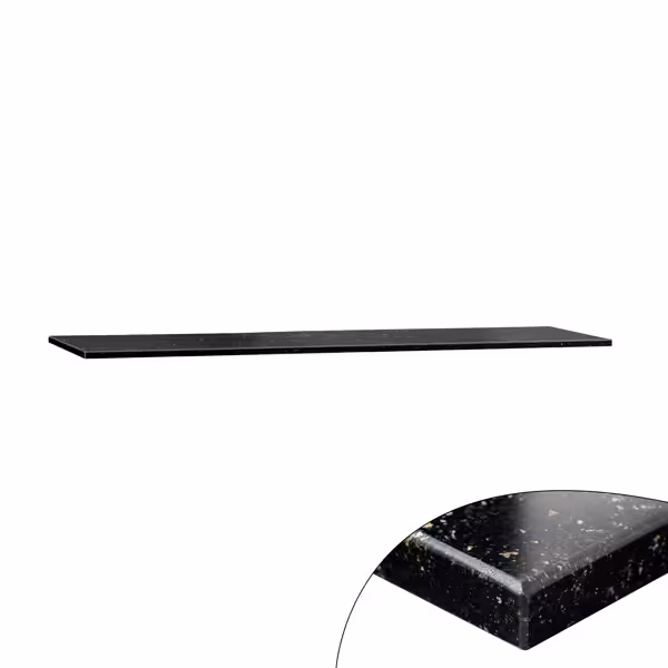Επιφάνεια εργασίας γρανίτη - 1600x600 mm - γρανίτης Star Galaxy - κατάλληλο για πάγκους εργασίας και ερμάρια εργασίας
