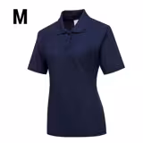 Women’s Cotton Polo Shirt - Navy - Size: M
