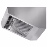 Commercial Wall-Mounted Extraction Canopy - 800mm - with Filter & Lights