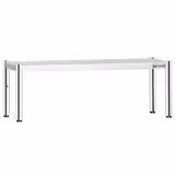 Scaffale in acciaio inox AISI 304 - 1 ripiano - 1400x370x415mm - piedini regolabili
