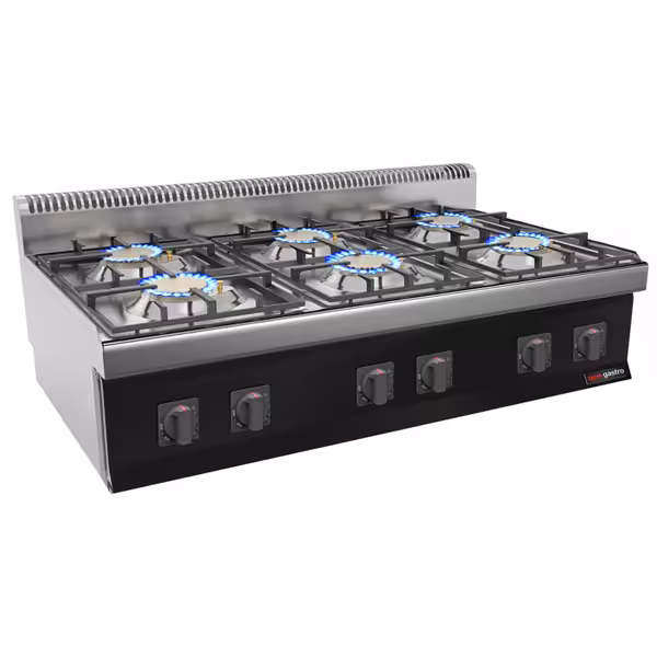 Commercial Gas Hob - 36 kW - 6 Burners