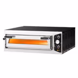 Electric Deck Pizza Oven - Single Deck - Refractory Stone Deck - 4 x Ø 30cm (12") - 3 Phase - Mechanical Controls - up to 450°C