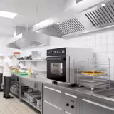 Four à cuisson accélérée - 3,4 kW - inox - incl. sonde de température, plaque à pizza, panier antiadhésif | cuisson 80 % plus rapide