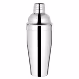 (6 db) Koktélshaker - 3 részes szett - rozsdamentes acél - 750 ml