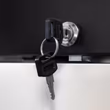 Hladnjak za ribu nehrđajući čelik (inox) ECO - EN 600x400 - 680 mm - 600 l - od -2 °C do +8 °C - s 1 vrata - statičko hlađenje, automatsko odmrzavanje - crna fronta