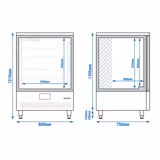 Commercial Reach-In Blast Chiller/Freezer - 7x GN 1/1 or EN 600x400mm
