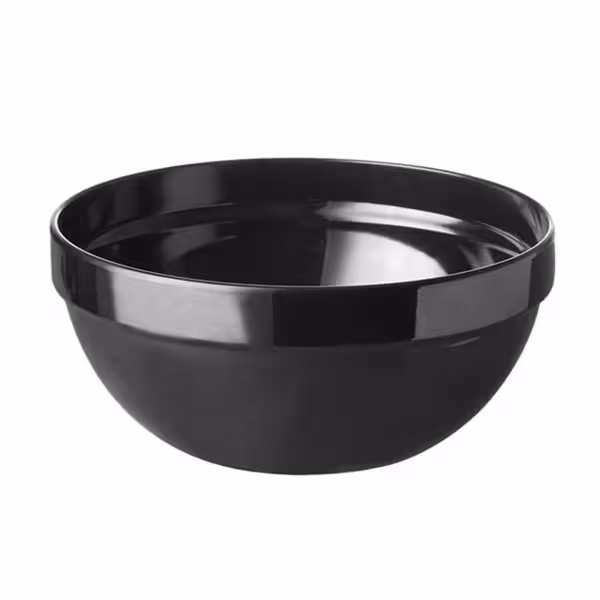 (6 Stück) Schale - CASUAL MAXI - Melamin - 2,5 Liter - Ø 230mm - Schwarz