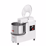 Deegkneedmachine / Spiraalkneder - 42L / 38kg deeg - kantelbare kop & uitneembare kom - met timer - 400V - voor pizzadeeg