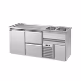 Barkoelkast PREMIUM PLUS - 1950x700mm - 1 deur & 2 laden