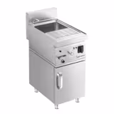 Cuiseur à pâtes électrique avec robinet – 18 L – 4,5 kW – incl. soubassement avec 1 porte