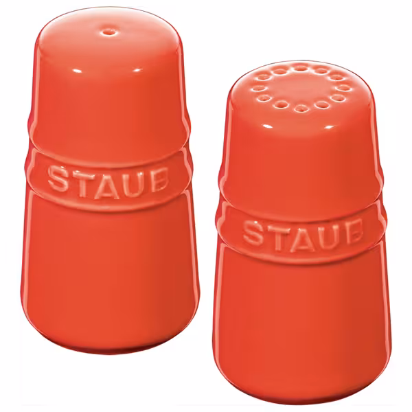 STAUB| Ceramic Salt & Pepper Shaker – Cherry Red - 70 mm Height