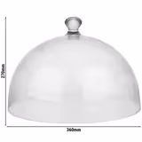 Frischhalte Haube - DOME - Polycarbonat - Ø 360mm - Höhe: 270mm - rund