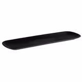 (6 buc) Tavă GN - NERO - melamină - GN 2/4 - Înălțime: 25 mm - Negru