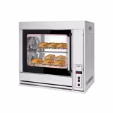 Elektro Rotations Hähnchengrill - 10 kW - mit 7 Drehkörben für bis zu bis zu 42 Hähnchen