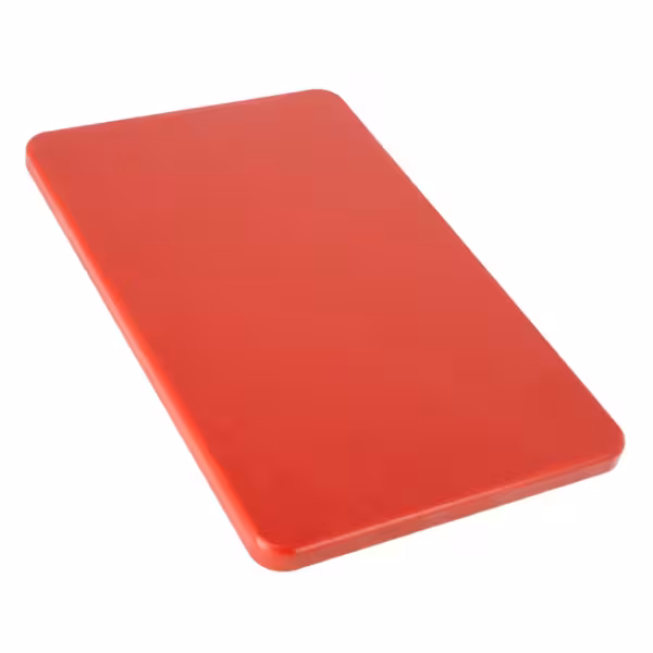 Snijplank - 325x530mm - Dikte: 20mm - HACCP-conform - HDPE 500 - Rood - Vaatwasmachinebestendig