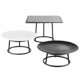 Support de buffet - MULTI ROUND - Métal - Rond - Hauteur : 180 mm