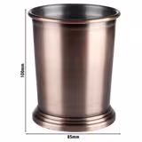 (6 buc) JULEP MUG - Cană pentru cocktail Julep - 350 ml - placată cu cupru antichizat