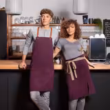 (6 pièces) KARLOWSKY | Tablier à bavette Green-Generation - Aubergine