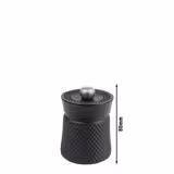 (6 stuks) PEUGEOT BALI FONTE - Pepermolen - Gietijzer - Zwart - Hoogte: 80mm
