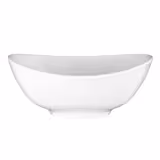 (4 komada) SELTMANN WEIDEN | Posuda za juhu / Zdjela - Ovalna - 160x135 mm - Bijela boja