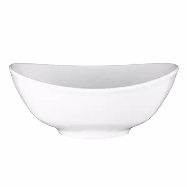 (4 komada) SELTMANN WEIDEN | Posuda za juhu / Zdjela - Ovalna - 160x135 mm - Bijela boja